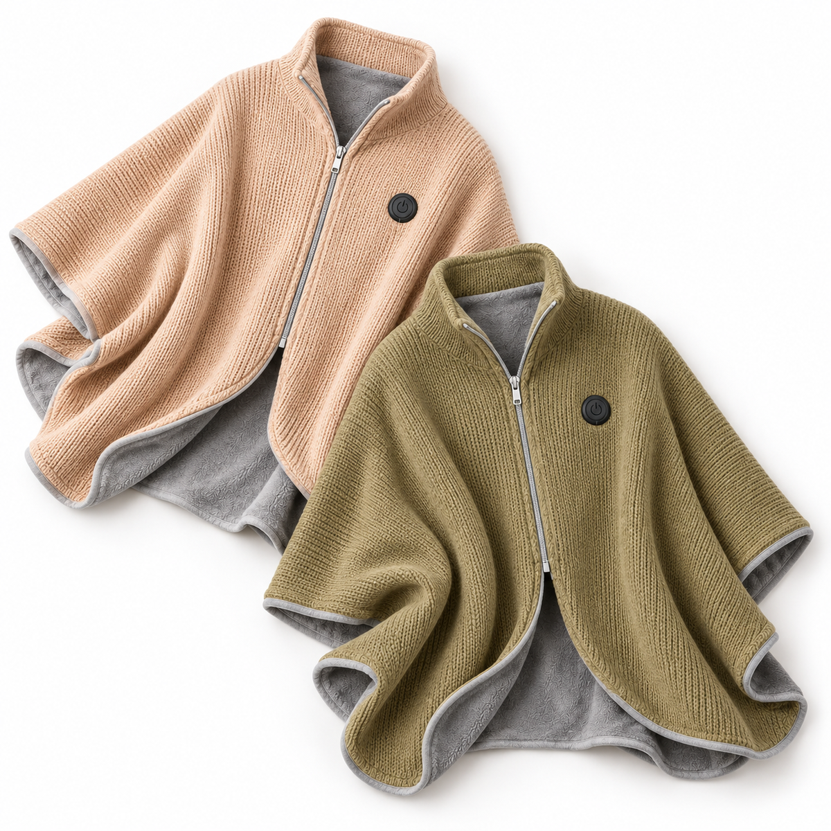 CozyWrap™ Wearable USB Heated Blanket Shawl – 3 Adjustable Heat Levels